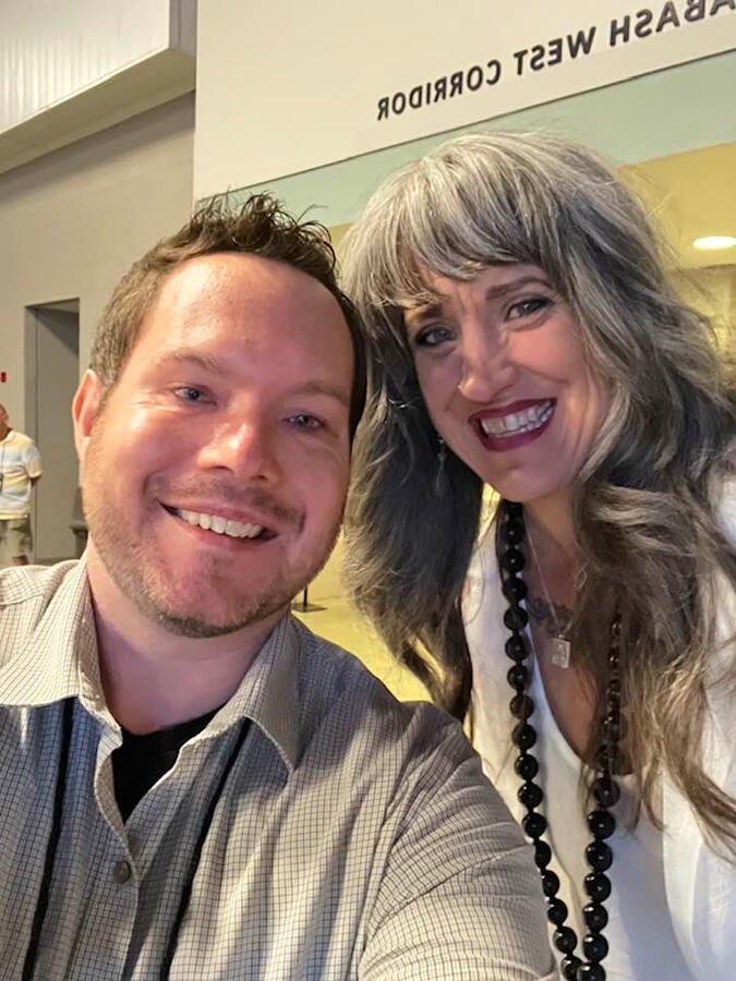 Michael Vollbrecht and Nadia Bolz Weber, UCC General Synod 2023